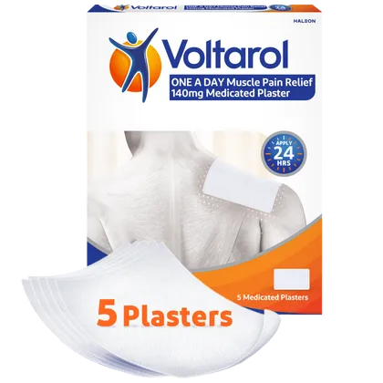 Voltarol Medicated Plaster 140mg One a Day Pack of 5