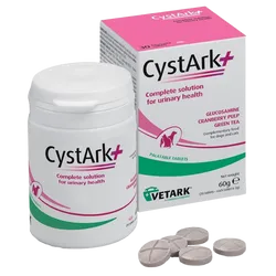 CystArk+ Urinary Health Supplement Tablets for Dogs and Cats Pack of 30