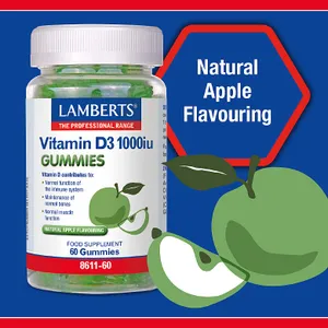 Lamberts Vitamin D3 1000iu Gummies Pack of 60