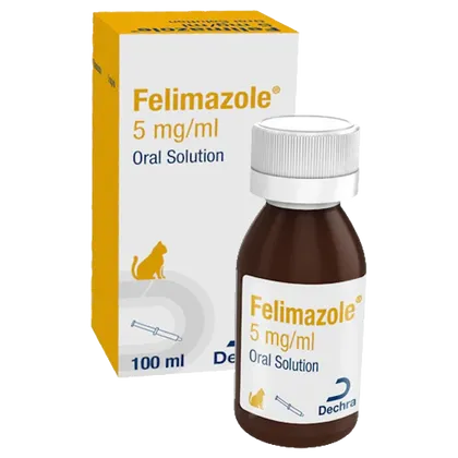Felimazole 5mg/ml Oral Solution for Cats 100ml