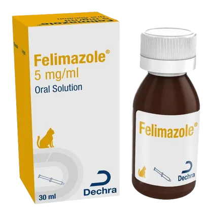 Felimazole 5mg/ml Oral Solution for Cats 30ml
