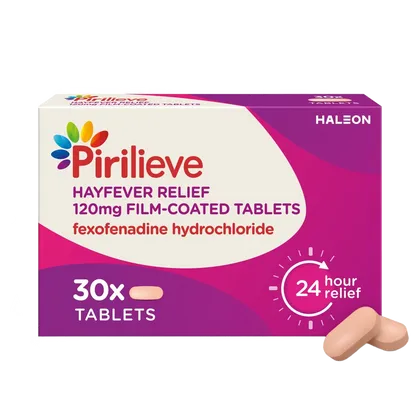 Pirilieve Fexofenadine 120mg Tablets Pack of 30
