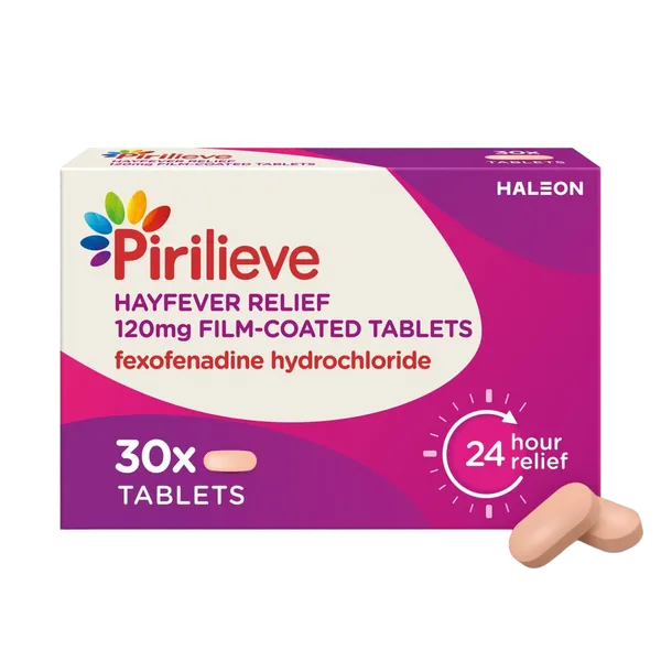 Box of 30 Pirileve tablets front view