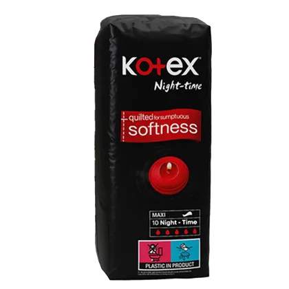Kotex Maxi Towels Nightime Pack of 10
