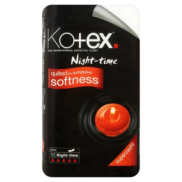 Kotex Maxi Towels Nightime Pack of 10