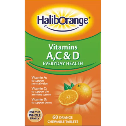 Haliborange Vitamins A C & D Pack of 60