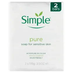 Simple Pure Bath Soap 100g Pack of 2