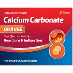 Heartburn & Indigestion Relief Orange Tablets Pack of 48