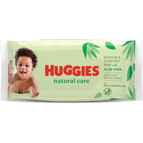 Huggies Natural Care Baby Wipes Pack of 56
