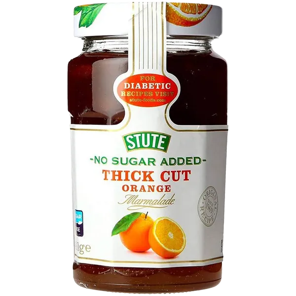 Stute Diabetic Thick Cut Orange Marmalade 430g