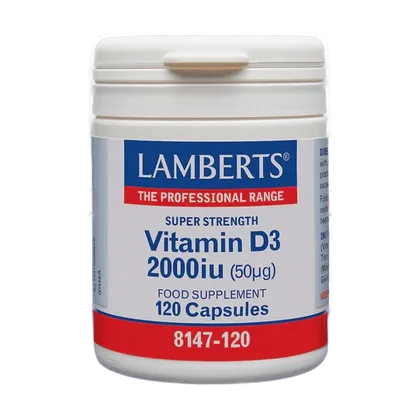 Lamberts Vitamin D3 2000iu Capsules Pack of 120