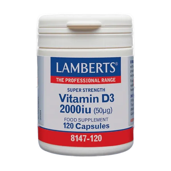 Lamberts Vitamin D3 2000iu Capsules Pack of 120