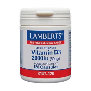 Lamberts Vitamin D3 2000iu Capsules Pack of 120