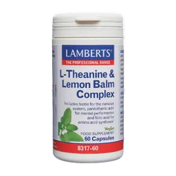 Lamberts L-Theanine & Lemon Balm Complex Capsules Pack of 60