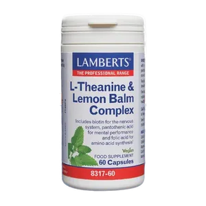 Lamberts Theanine & Lemon Balm Complex Capsules Pack of 60