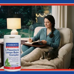 Lamberts Theanine & Lemon Balm Complex Capsules Pack of 60