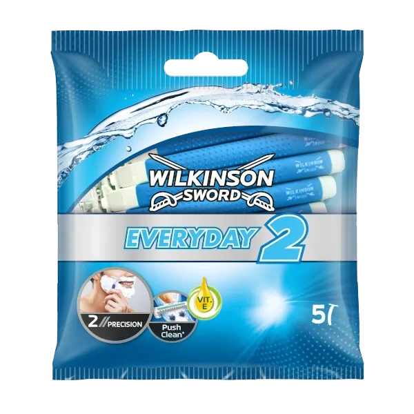 Wilkinson Sword Every Day 2 Blade Disposable Razors Pack of 5