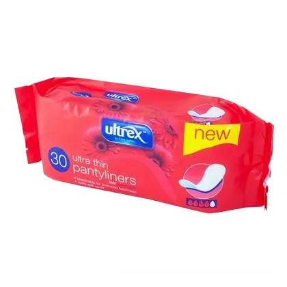 Ultrex Ultra Thin Pantyliners Pack Of 30