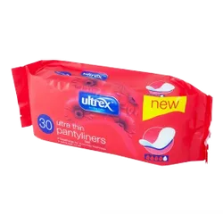 Ultrex Ultra Thin Pantyliners Pack Of 30
