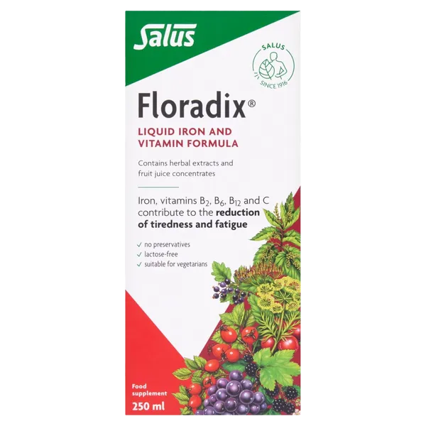 Floradix Formula Liquid Iron & Vitamin Extract 250ml