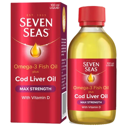 Seven Seas Cod Liver Oil Max Strength Liquid 100ml