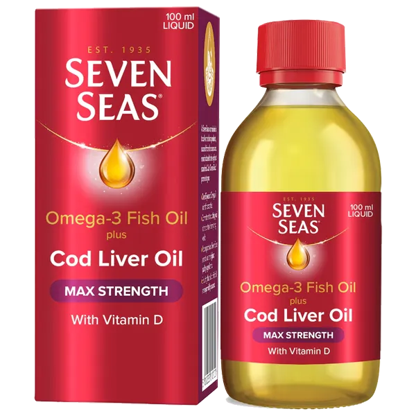 Seven Seas Cod Liver Oil Max Strength Liquid 100ml