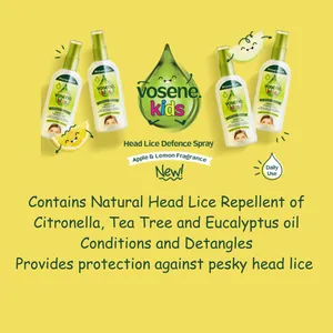 Vosene Kids Apple & Lemon Head Lice Defence Spray 150ml