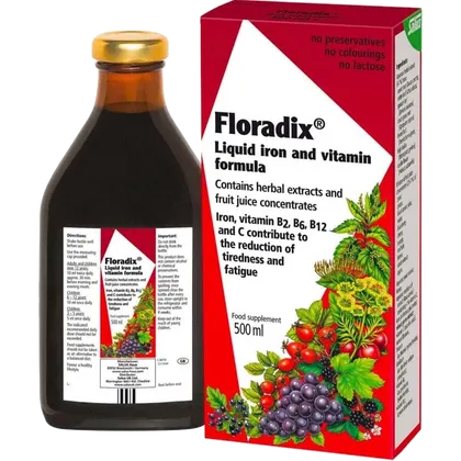 Floradix Formula Herbal Iron Extract 500ml