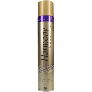 Harmony Gold Extra Firm Hold & Shine Hairspray 400ml