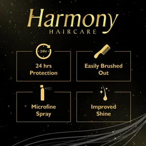 Harmony Gold Extra Firm Hold & Shine Hairspray 400ml