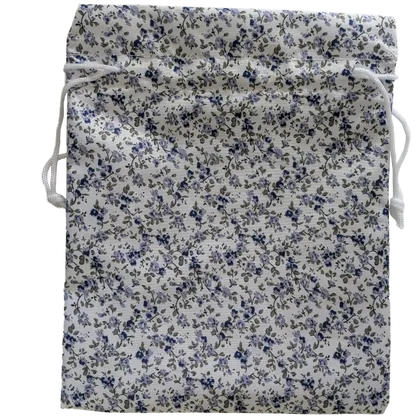 Floral Drawstring Bag