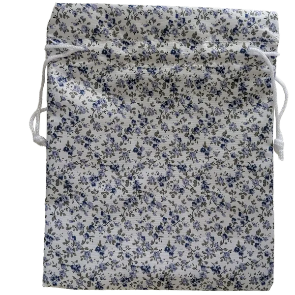 Floral Drawstring Bag