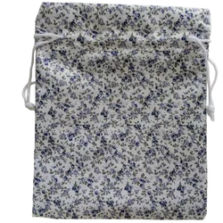 Floral Drawstring Bag