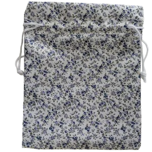 Floral Drawstring Bag
