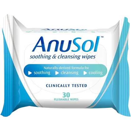 Anusol Soothing & Cleansing Wipes Pack of 30