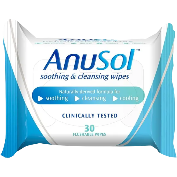 Anusol Soothing & Cleansing Wipes Pack of 30