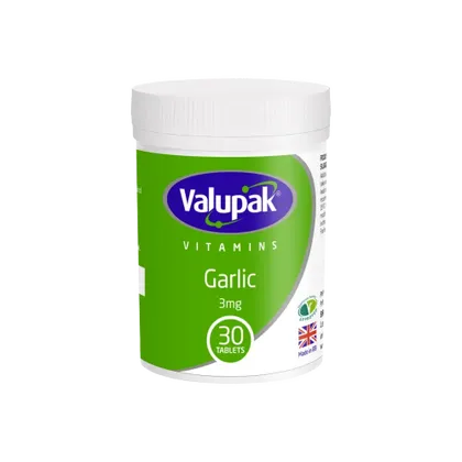 Valupak Garlic 3mg Tablets Pack of 30