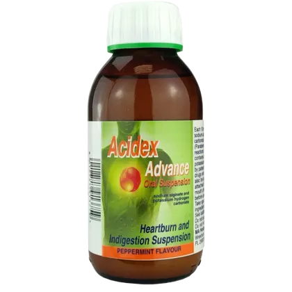 Acidex Advance Oral Suspension Peppermint 250ml