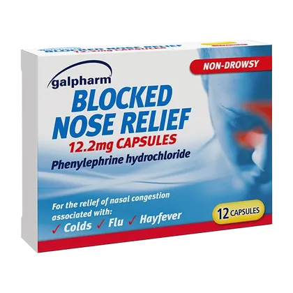 Blocked Nose Relief Capsules Pack of 12