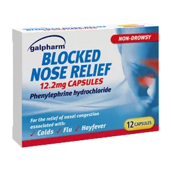 Blocked Nose Relief Capsules Pack of 12