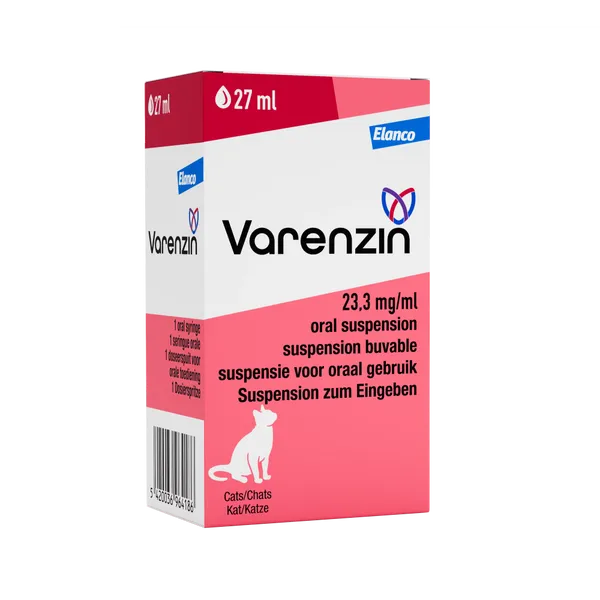 Varenzin 25mg/ml Oral Suspension for Cats 27ml
