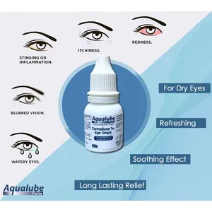 Aqualube Forte Carmellose 1% Lubricating Eye Drops 10ml