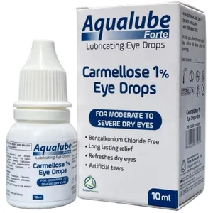 Aqualube Forte Carmellose 1% Lubricating Eye Drops 10ml