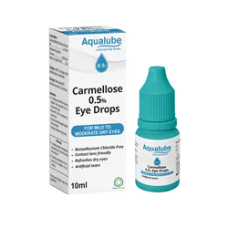 Aqualube Carmellose 0.5% Lubricating Eye Drops 10ml