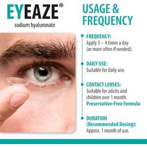 Eyeaze Sodium Hyaluronate 0.2% Eye Drops 10ml