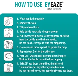 Eyeaze Sodium Hyaluronate 0.2% Eye Drops 10ml