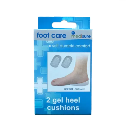 Medisure Gel Heel Cushions Pack of 2