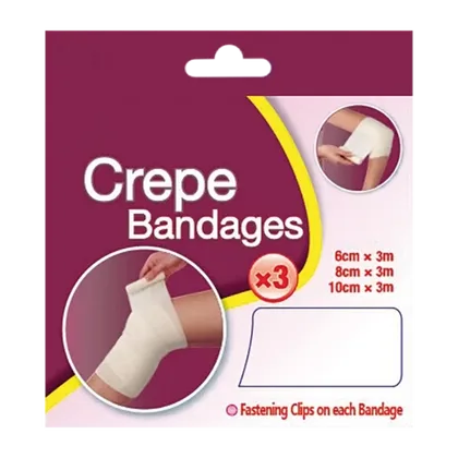 Crepe Bandages Pack of 3