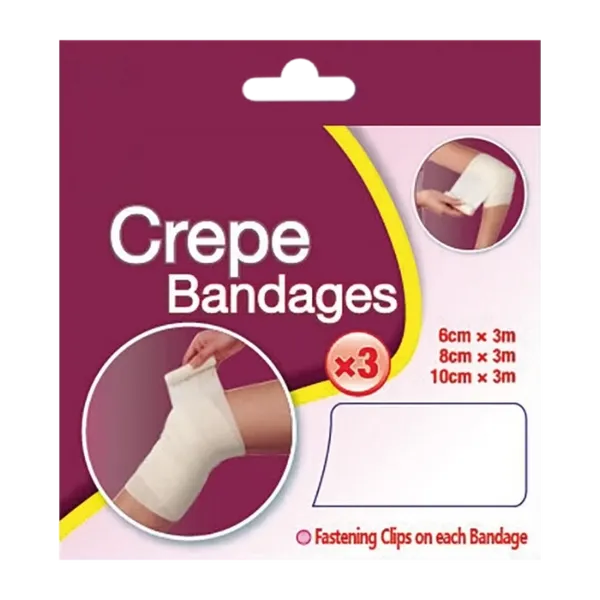 Crepe Bandages Pack of 3