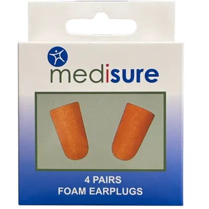Medisure Foam Earplugs 4 Pairs